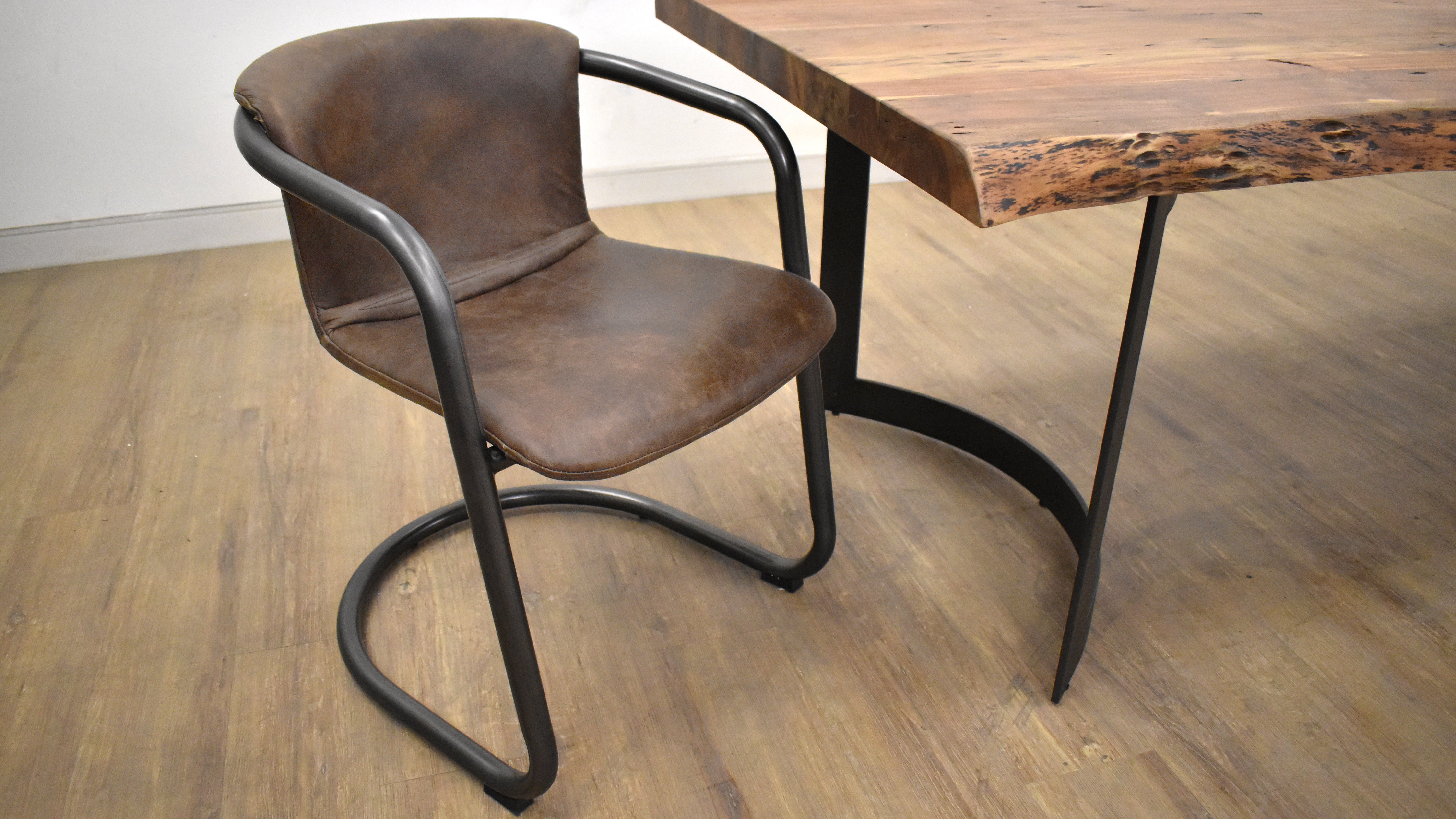 BERLIN LEATHER DINING CHAIRS AND STOOLS-furniture stores regina-Hunters Furniture