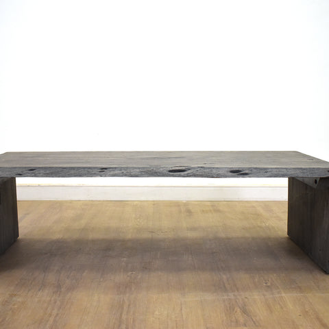 WHISTLER WATERFALL LIVE EDGE TABLES WEATHERED GREY