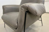 MILAN Modern Grey Leather Chair