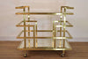 YORK Brushed Gold Metal - 32" Trolley-furniture stores regina-Hunters Furniture