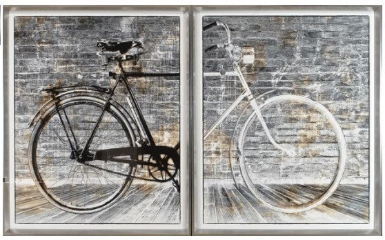 Bicycle Diptych  64.5 x 37.875