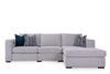 TORONTO CUSTOM FABRIC SOFA CHAISE 113" x 64" RIGHT ARM FACING-furniture stores regina-Hunters Furniture