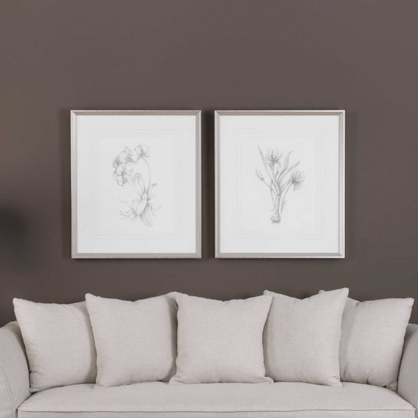 TU1152 Botanical Sketches, S/2 Art 28W x 32H x 2D