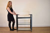 BROOKS Black Metal - 32" Trolley-furniture stores regina-Hunters Furniture