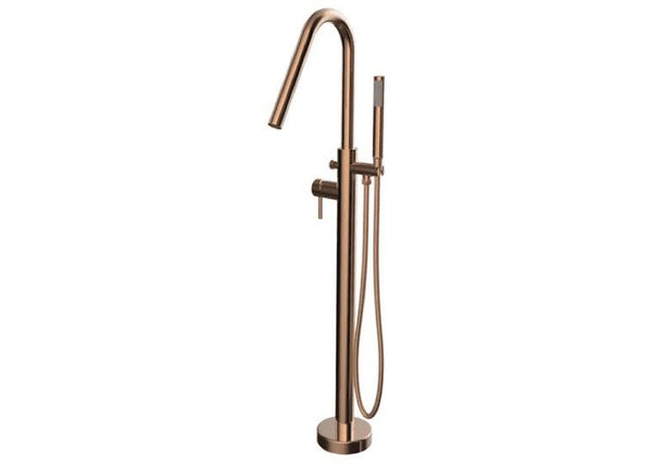 (Clearance) Rose Gold Angled Freestanding Tub Faucet  - FINAL SALE