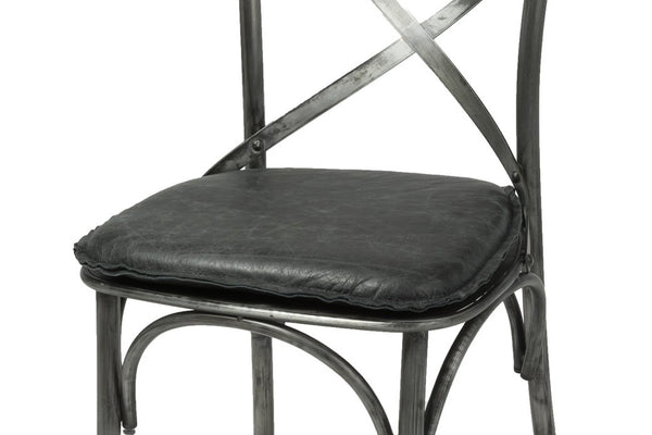 REVELSTOKE Black Leather   -    Seat Cushion