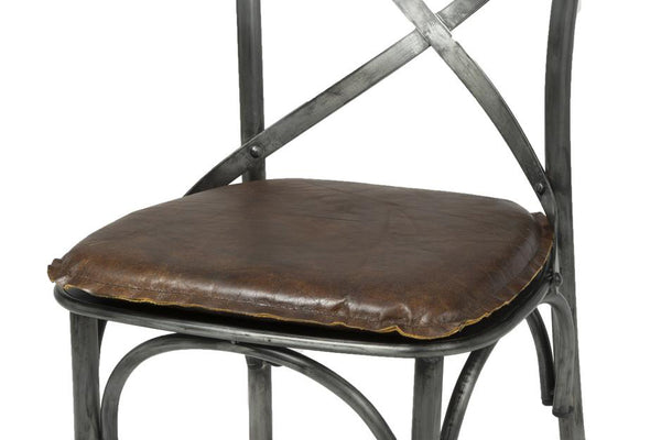REVELSTOKE Brown Leather   -    Seat Cushion