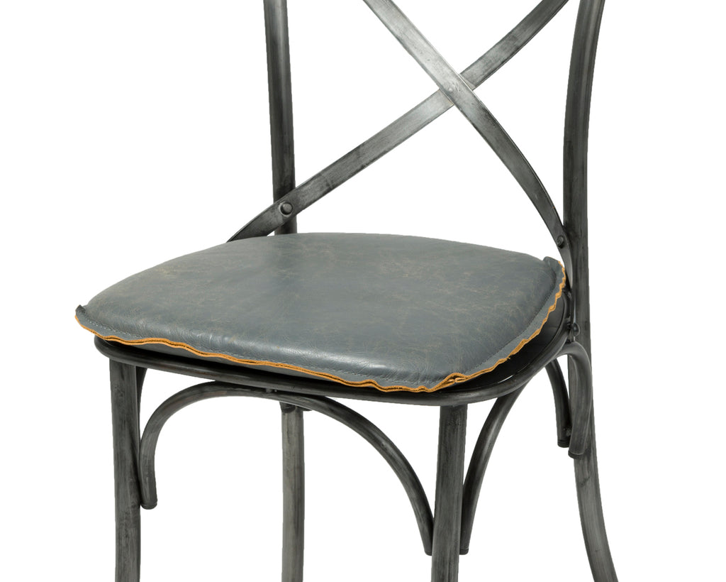 REVELSTOKE Grey Leather   -    Seat Cushion