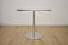 POINT GREY Glass - Round Dining Table-furniture stores regina-Hunters Furniture