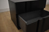 DETROIT Matte Black Wood - 22" Left Night Stand-furniture stores regina-Hunters Furniture