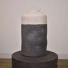(Item Discontinued) White Top, Grey Bottom Stone - 14" Vase - FINAL SALE-furniture stores regina-Hunters Furniture