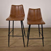 SEATTLE Brown Leather - 42" Bar Stool-furniture stores regina-Hunters Furniture