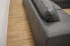 TORONTO CUSTOM LEATHER SOFA CHAISE 81" x 64" LEFT ARM FACING-furniture stores regina-Hunters Furniture