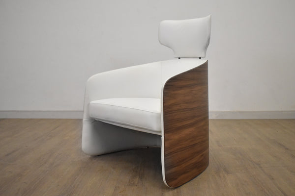 MILAN White Leather - Chair-furniture stores regina-Hunters Furniture