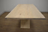 NEW WEST White Wax Finish Wood - 79" Dining Table-furniture stores regina-Hunters Furniture