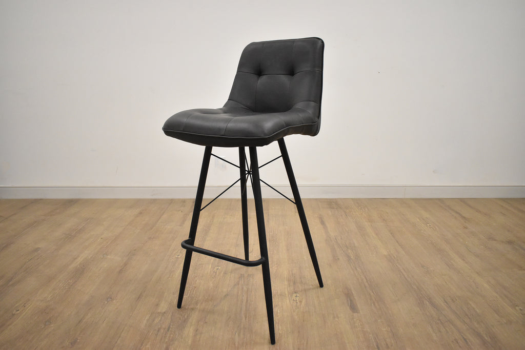 TORONTO Dark Grey Fabric - 40" Bar Stool-furniture stores regina-Hunters Furniture