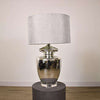 MANHATTAN Silver Metal - 31" Table Lamp-furniture stores regina-Hunters Furniture