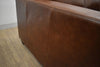 RED DEER CUSTOM LEATHER 2 PC SOFA 114"-furniture stores regina-Hunters Furniture
