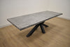 SANTA MONICA 84" Dining Table Grey Stained Wood