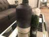 (Item Discontinued) Grey Top, White Bottom Stone - 17" Vase - FINAL SALE-furniture stores regina-Hunters Furniture
