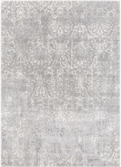530 Polypropylene & Polyester, Charcoal, Light Grey, Ivory Fabric   -   7x9 Rug
