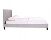 ELLY QUEEN BED LIGHT GREY FABRIC