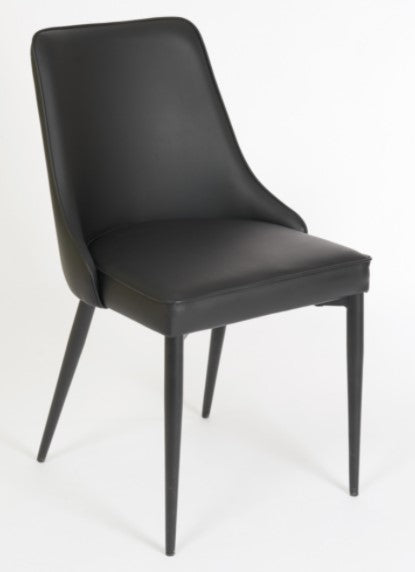 MF1018 Chair Black Black Metal