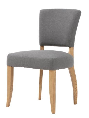 LM1057 Dining Chair - Stormy Grey/Natural Legs