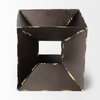 (Item Discontinued) EM1137 (Large) 8L x 8W Black Metal Decorative Cube