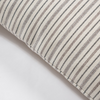 FS1035 22" Square Feather Cushion - Cream Stripe