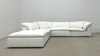 SANTA MONICA 45 INCH FABRIC 5 PC SECTIONAL CHAISE 135" x 135" (L or R)