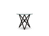 SYDNEY Black - Low Glass - 20" Side Table-furniture stores regina-Hunters Furniture
