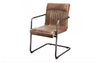 WHISTLER Brown Leather - 21" Dining Chair-furniture stores regina-Hunters Furniture
