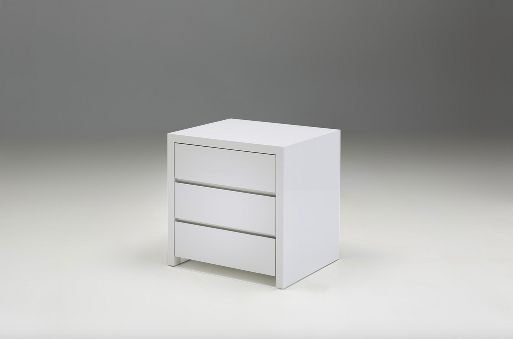 108 White Wood - 24" Night Stand-furniture stores regina-Hunters Furniture