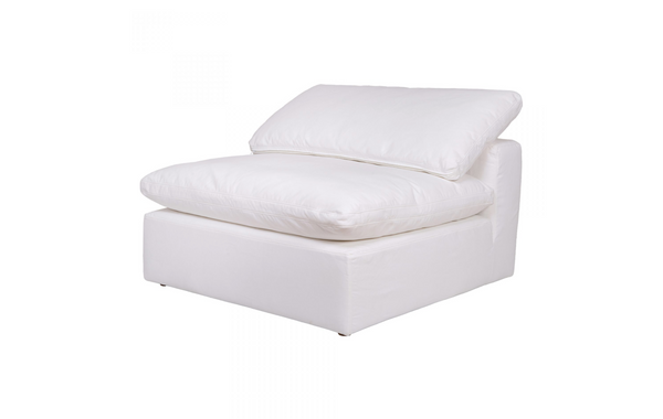 SANTA MONICA Cream Fabric - Armless Chair 45" L x 45" W x 33" H-furniture stores regina-Hunters Furniture