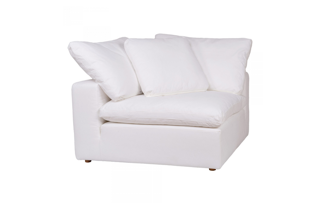 SANTA MONICA Cream Fabric - Corner Chair 45" L x 45" W x 33" H-furniture stores regina-Hunters Furniture