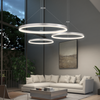 Corona 16" LED Ring Pendant Bright Satin Aluminum-furniture stores regina-Hunters Furniture