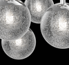 Champagne Bubbles 3-Light Round LED Pendant Polished Chrome-furniture stores regina-Hunters Furniture
