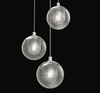 Champagne Bubbles 3-Light Round LED Pendant Polished Chrome-furniture stores regina-Hunters Furniture