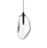 Liquid LED Pendant Satin Black w/Clear Glass-furniture stores regina-Hunters Furniture