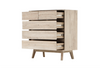 MADERA Light Grey Exotic Hardwood - 39" Dresser-furniture stores regina-Hunters Furniture
