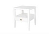 DALLAS White Wood Grain - 19.75”" Night Stand-furniture stores regina-Hunters Furniture