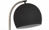 TORONTO Floor Lamp Black Shade With Brass Touches Metal - 58" Floor Lamp-furniture stores regina-Hunters Furniture