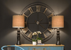 Distressed Finish Metal - 62.5" Wall Clock-furniture stores regina-Hunters Furniture