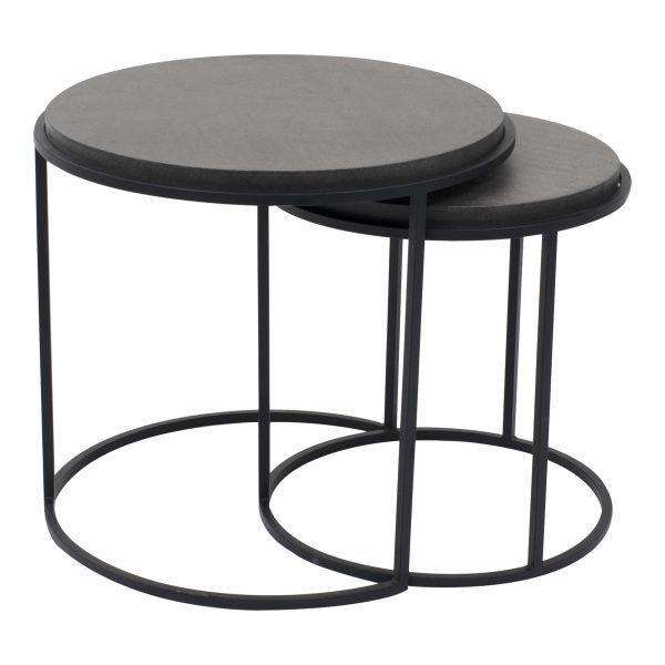 70 Dark Grey Stone - 18" Side Table-furniture stores regina-Hunters Furniture