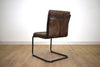 WHISTLER Brown Leather   -   21" Dining Chair