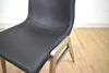 STEEL Chair BLACK Brushed Stainless Steel