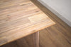 MADERA Light Grey Exotic Hardwood - 71 - 102" Dining Table-furniture stores regina-Hunters Furniture