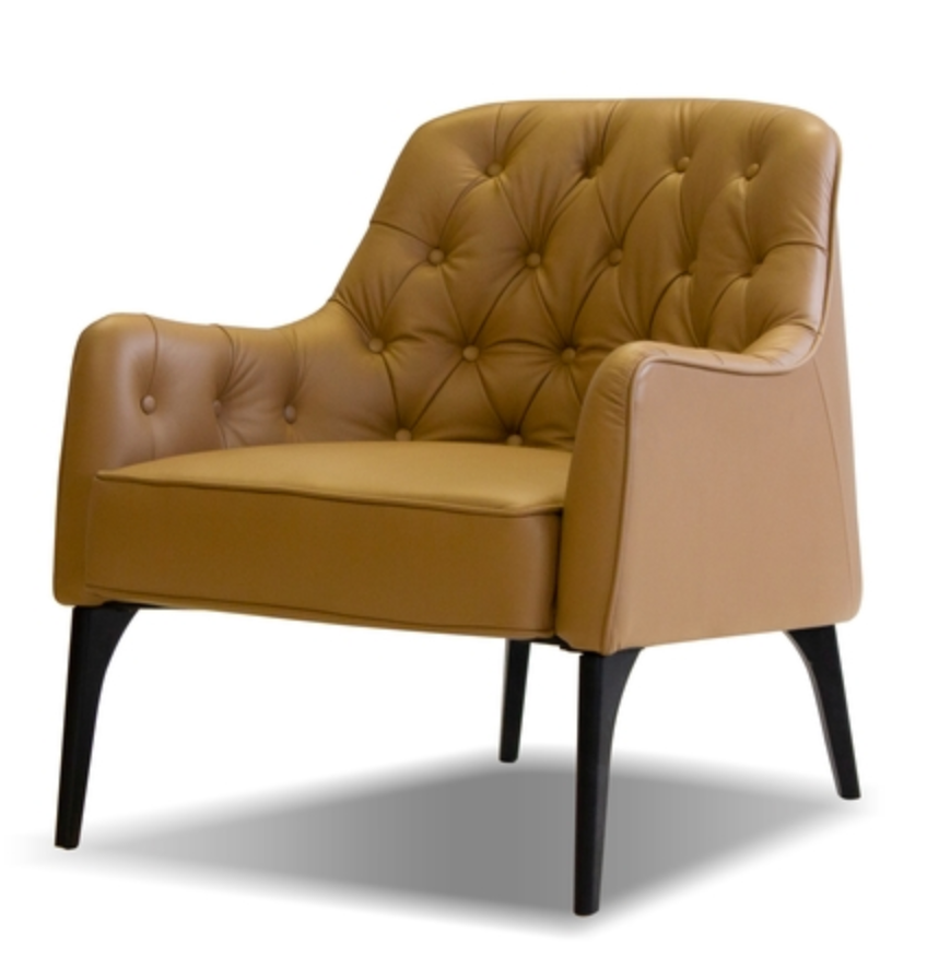 N317 Tan Leather - Chair-furniture stores regina-Hunters Furniture