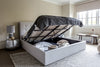 POLLY Storage Bed - Double Horizon Grey